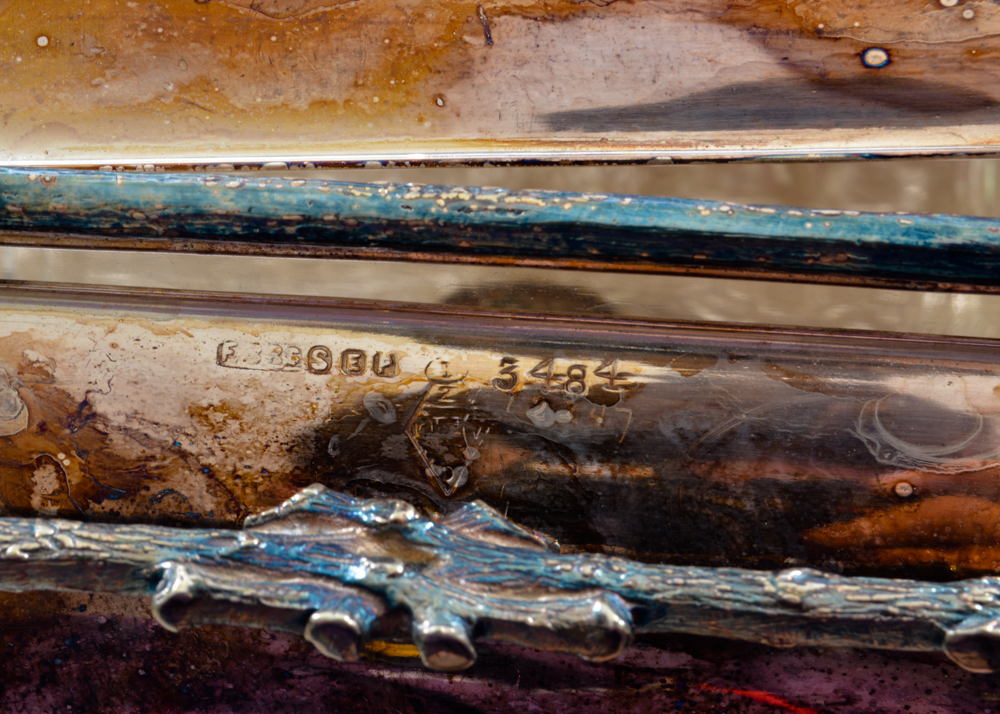 Antique Fenton Bros. Silver Plated Bread Warmer