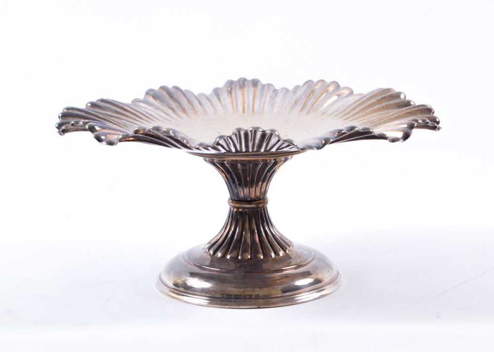 Silver Plated Shell Motif Serving Pieces