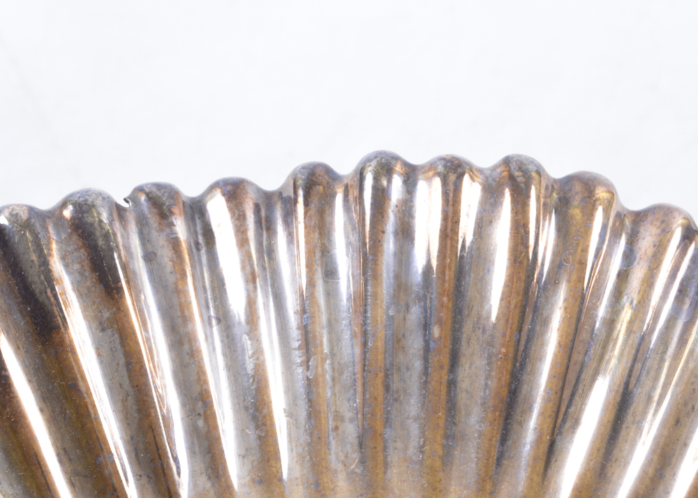 Silver Plated Shell Motif Serving Pieces