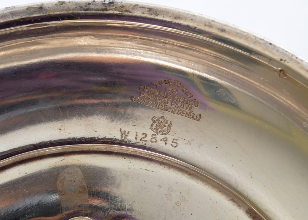 Silver Plated Shell Motif Serving Pieces