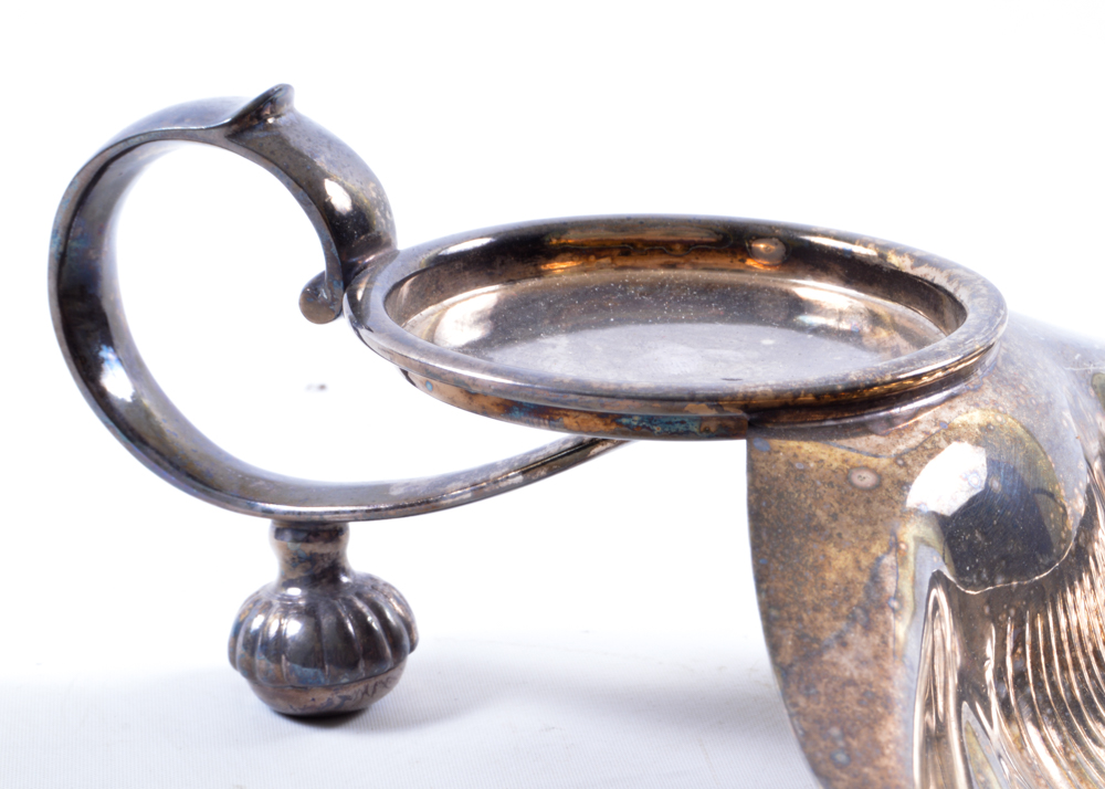 Silver Plated Shell Motif Serving Pieces