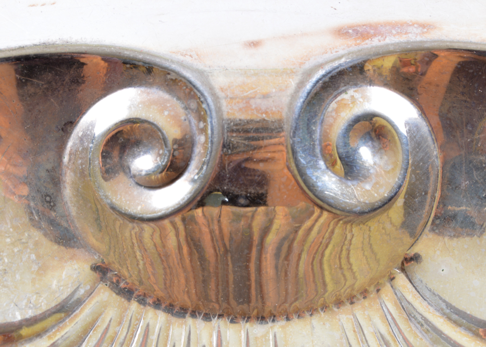 Silver Plated Shell Motif Serving Pieces