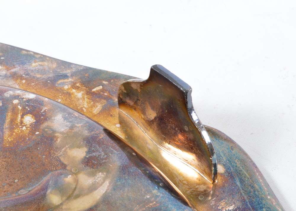 Three Silver Plated Serving Platters