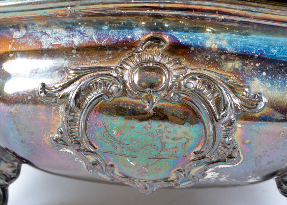 Silver Plated Rococo-Style Tureen