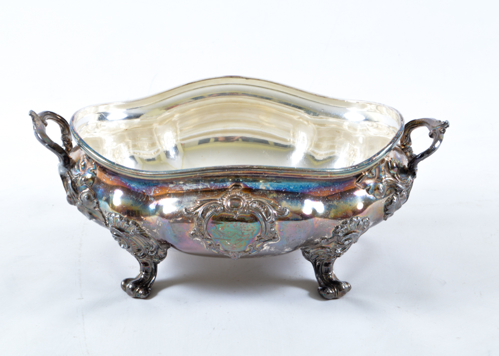 Silver Plated Rococo-Style Tureen
