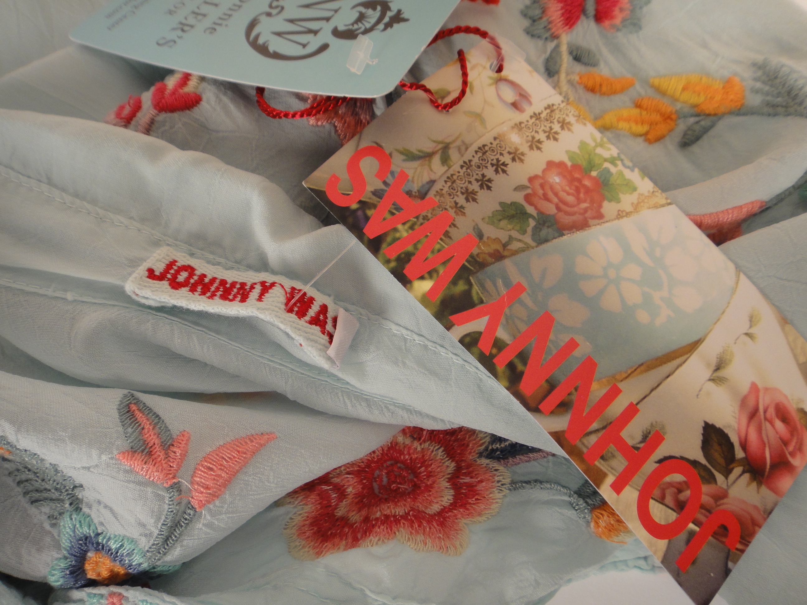 New Johnny Was Emroidered Vamina Blouse Size "S"