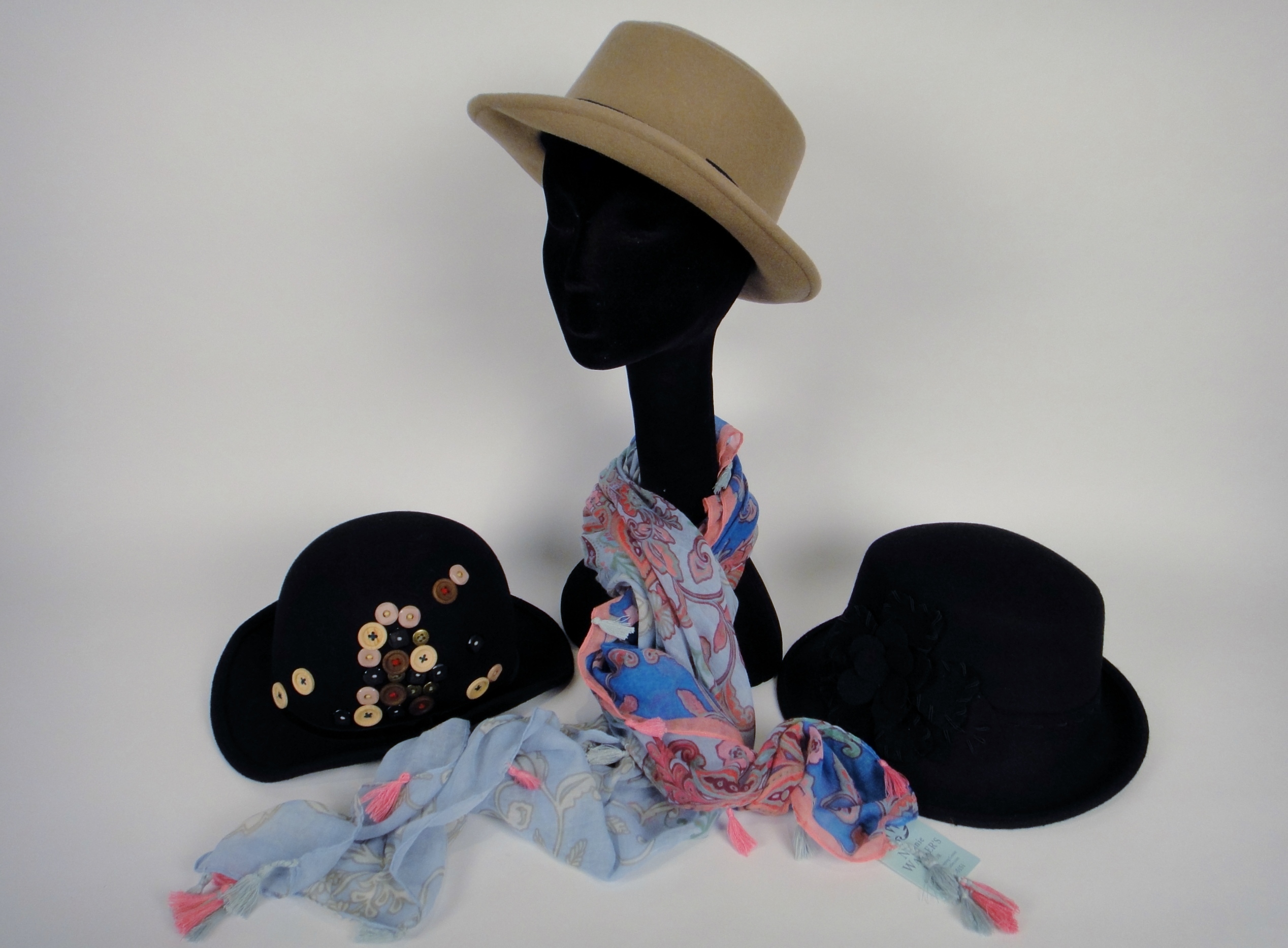 Three New Lady's Toucan Hats