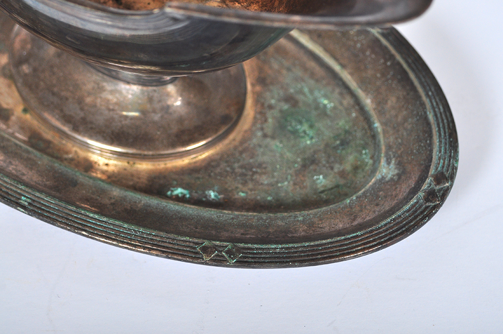 Alpacca Silver Tone Gravy Boat