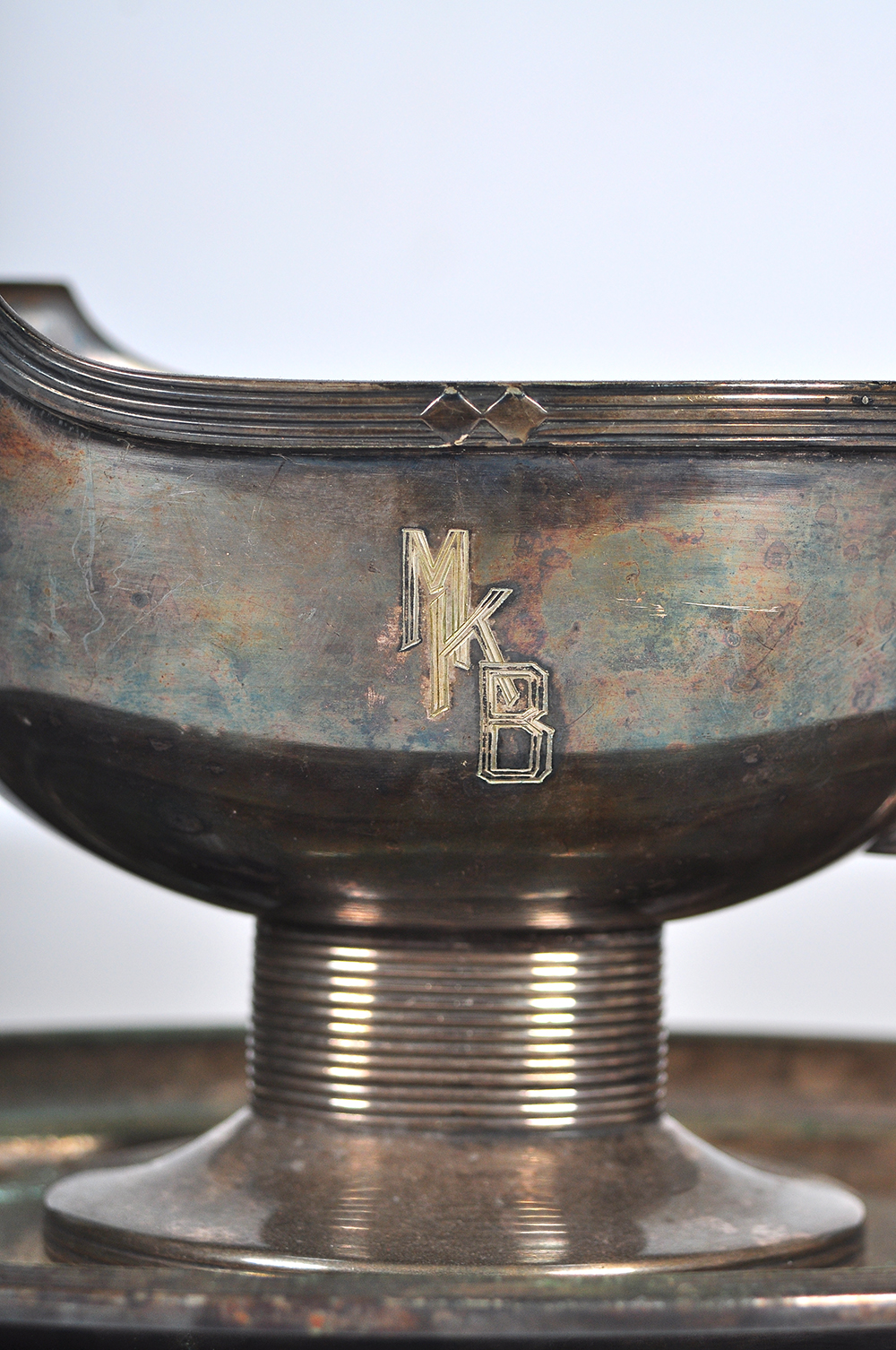 Alpacca Silver Tone Gravy Boat