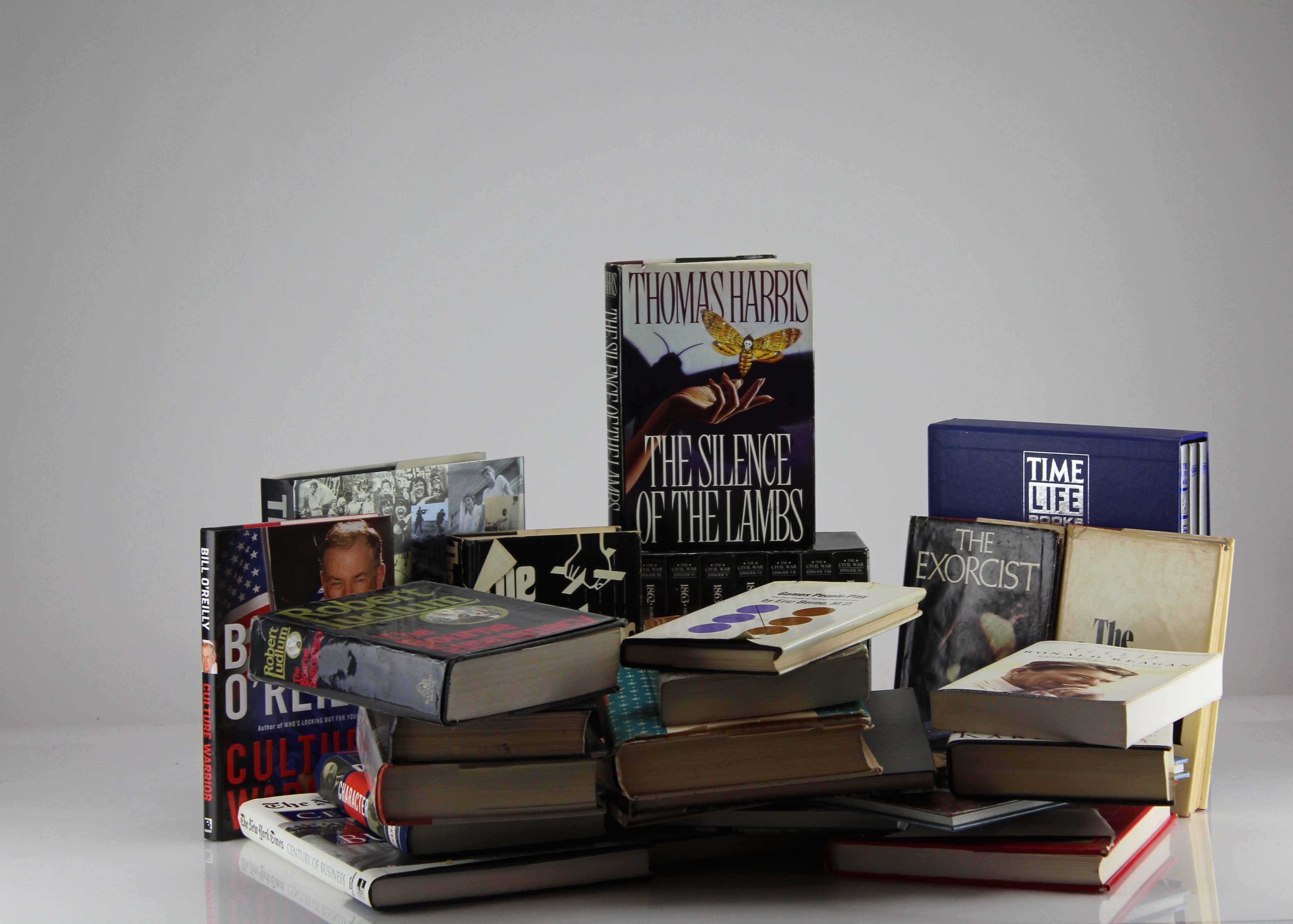 Civil War VHS Collection And Various Novel And Book Assortment