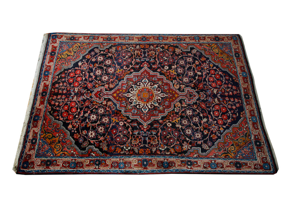 Gorgeous Persian Qom Area Rug