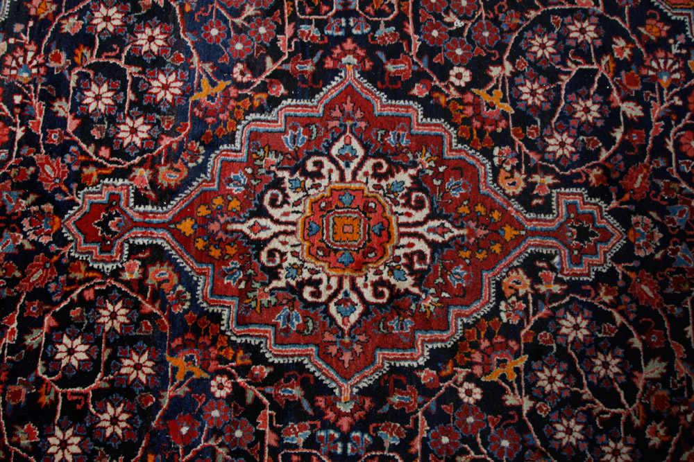 Gorgeous Persian Qom Area Rug