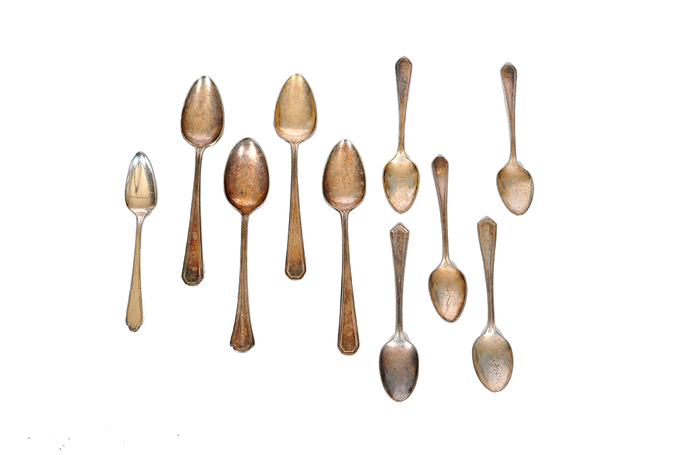 Vintage Silver Plate Spoon Collection