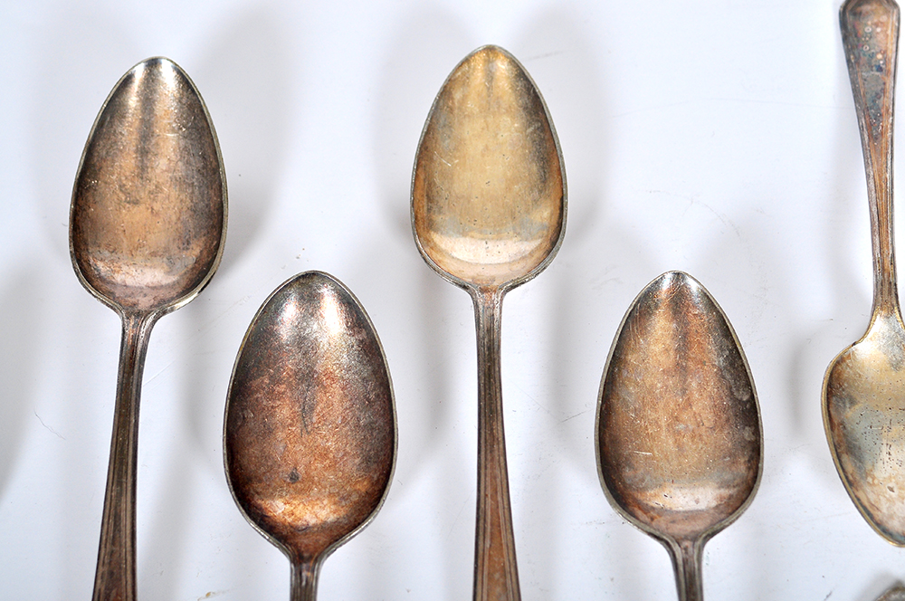 Vintage Silver Plate Spoon Collection