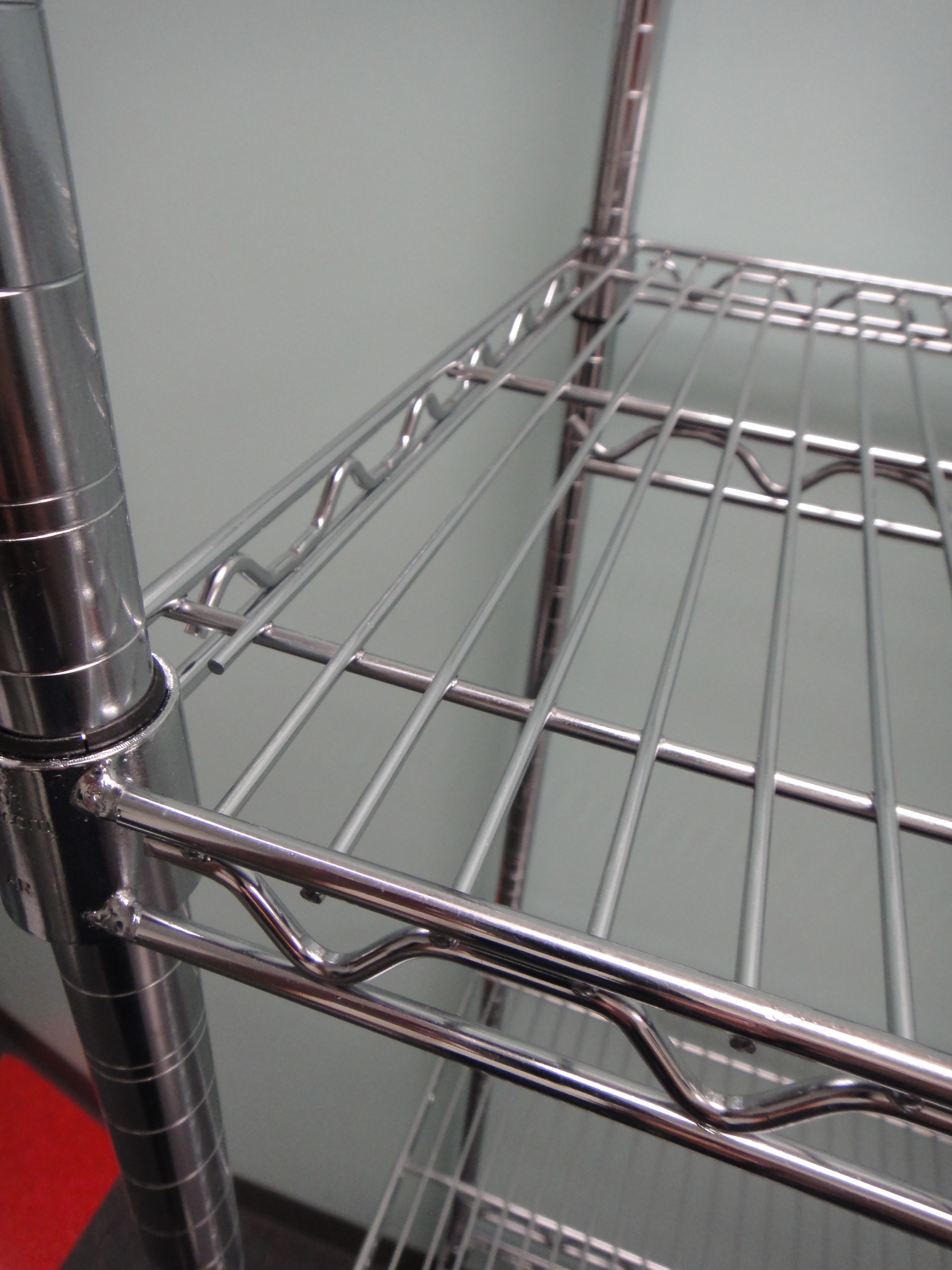 Four Shelf Seville Classics Commercial Steel Wire Shelving Unit