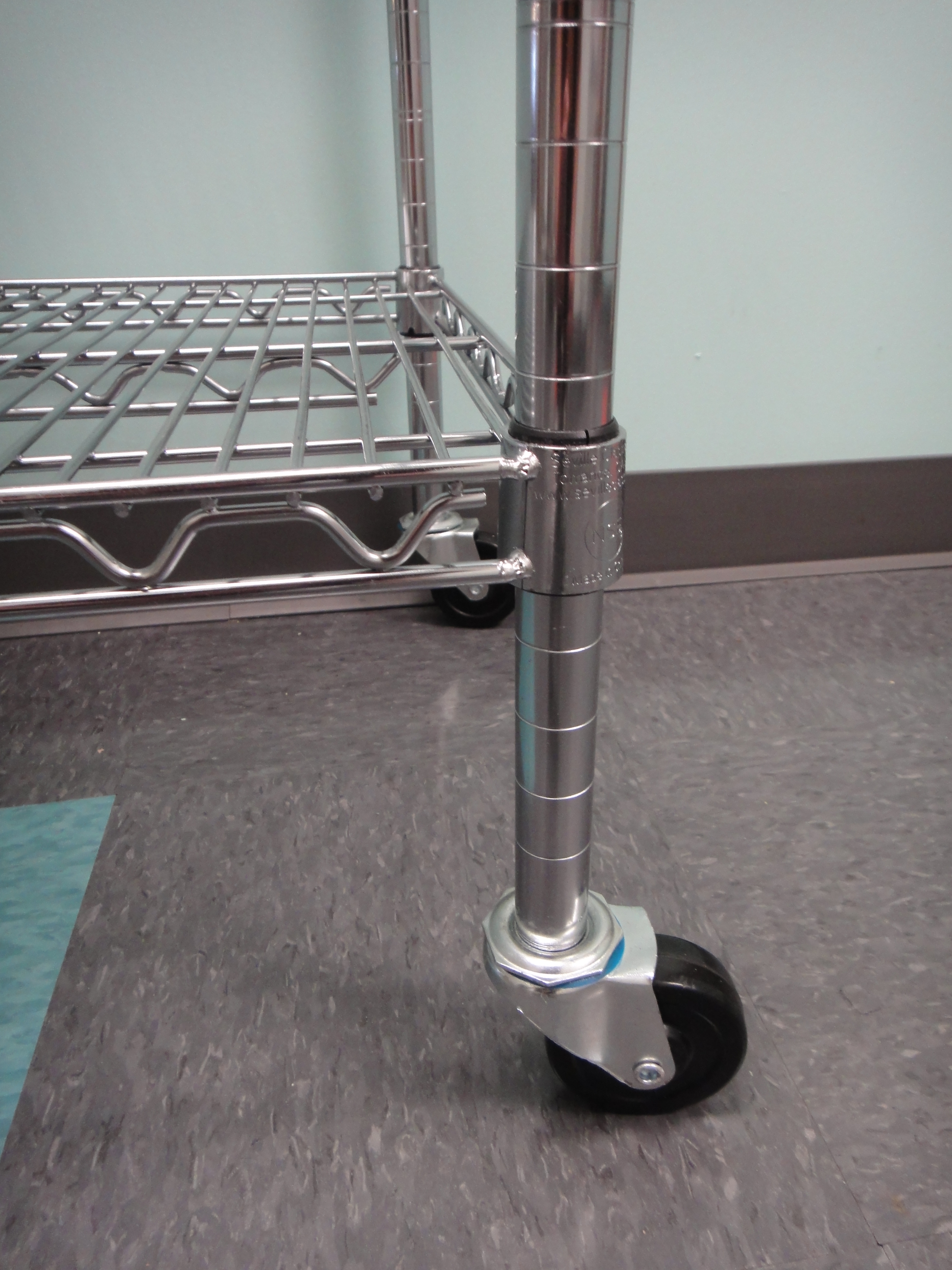 Four Shelf Seville Classics Commercial Steel Wire Shelving Unit