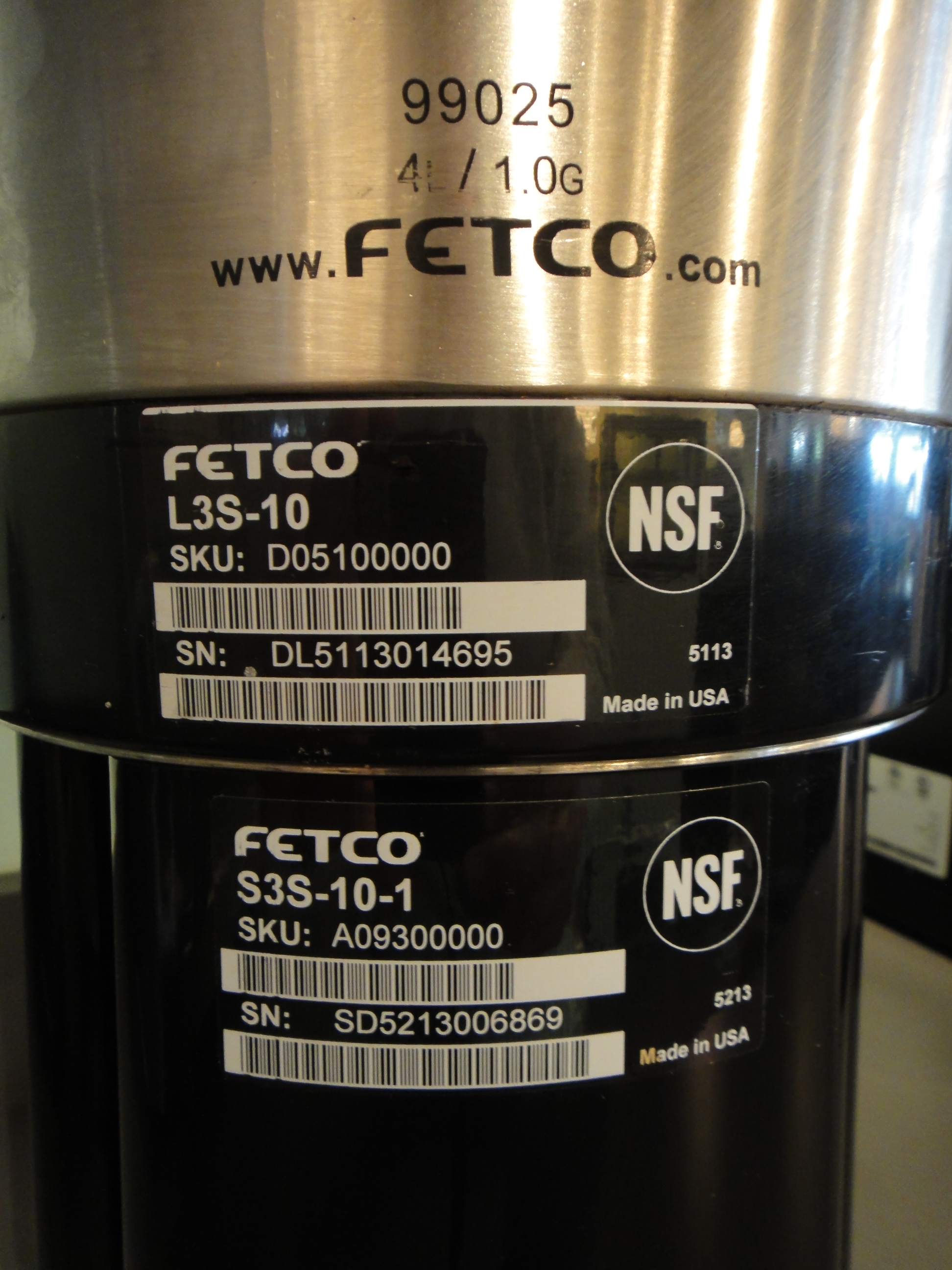 Fetco Luxus Small Thermal Dispenser Model No. L35-10