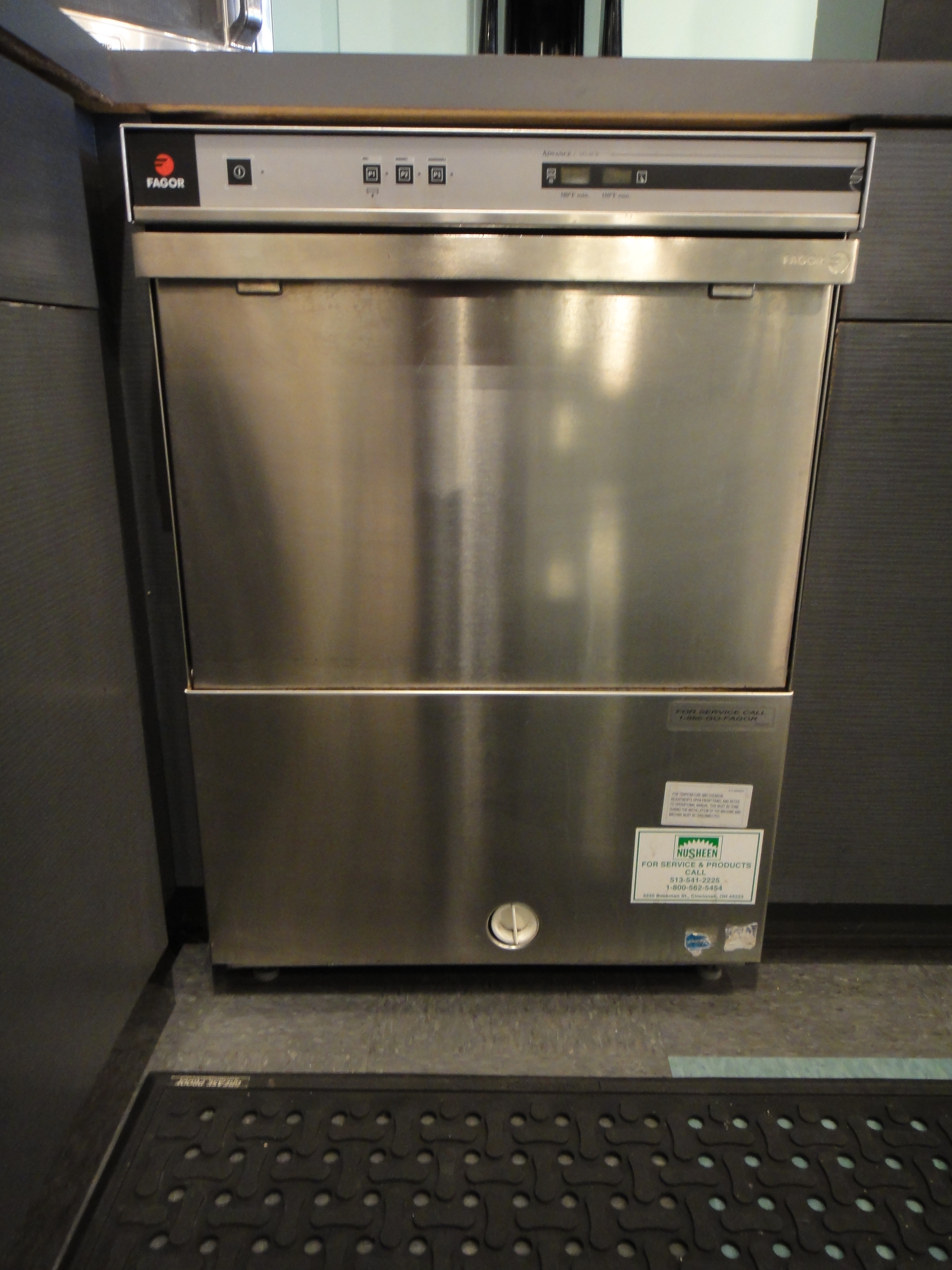 Fagor Model No. AD-48W Professional Under Counter Dishwasher