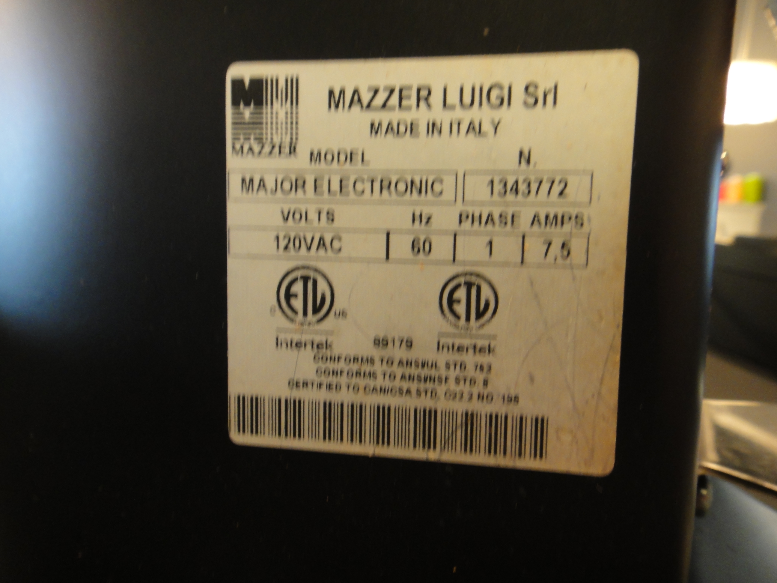 Mazzer Espresso Italiano Coffee Grinder