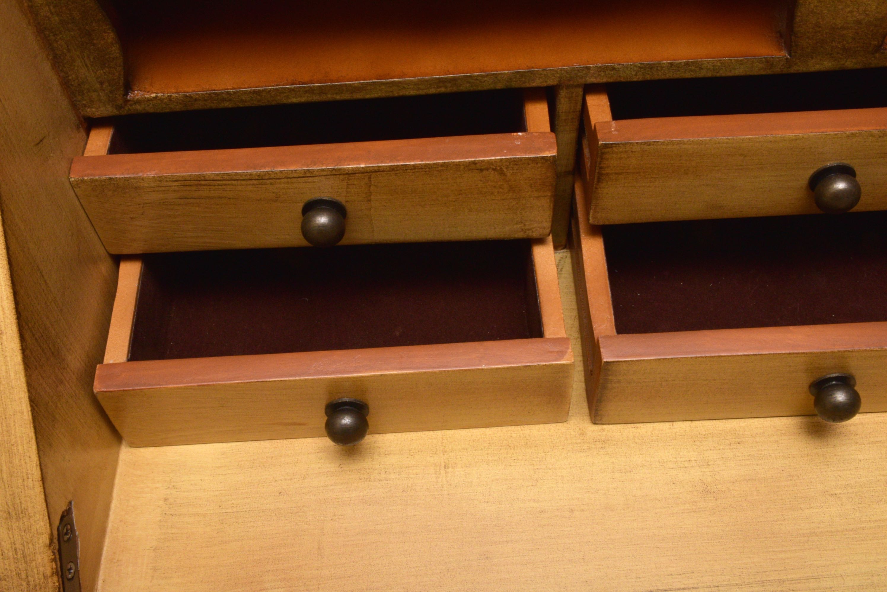 Small Secretary Desk with Hutch