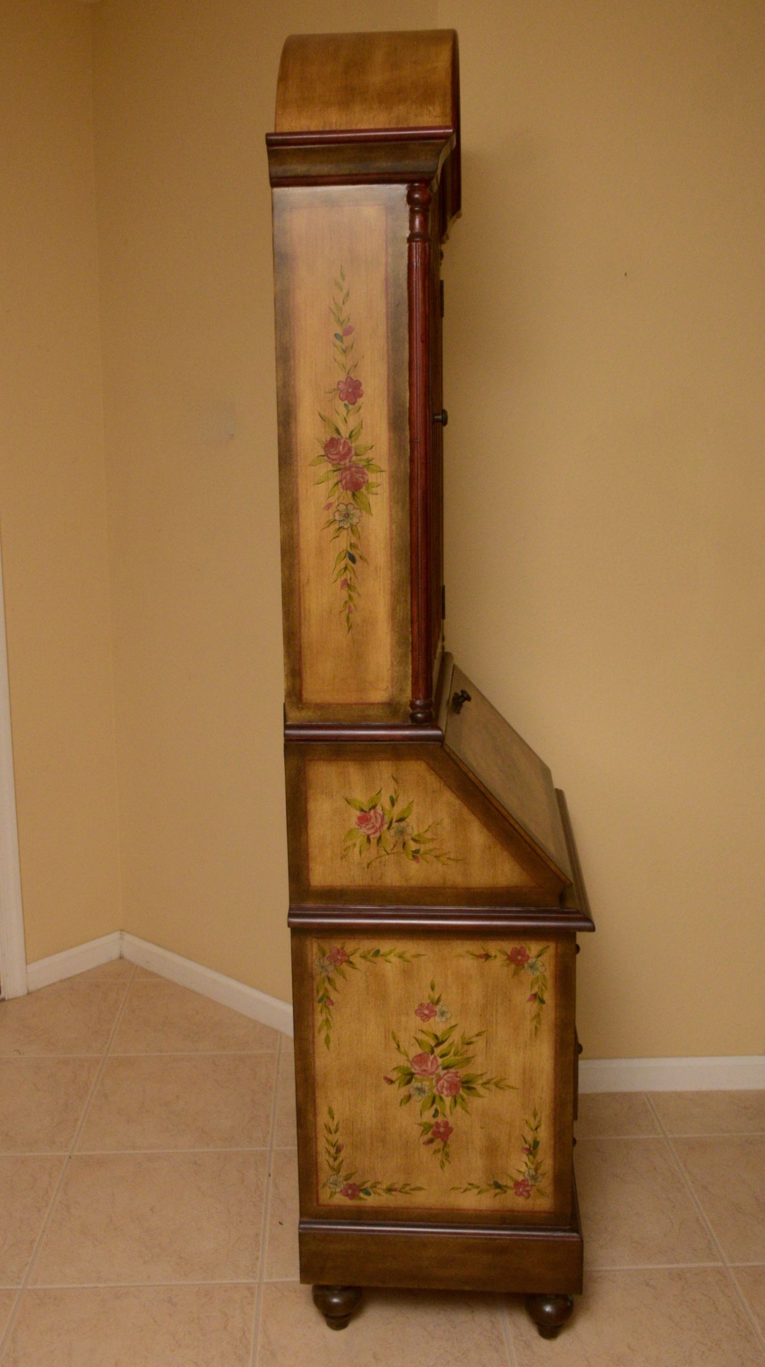 Small Secretary Desk with Hutch