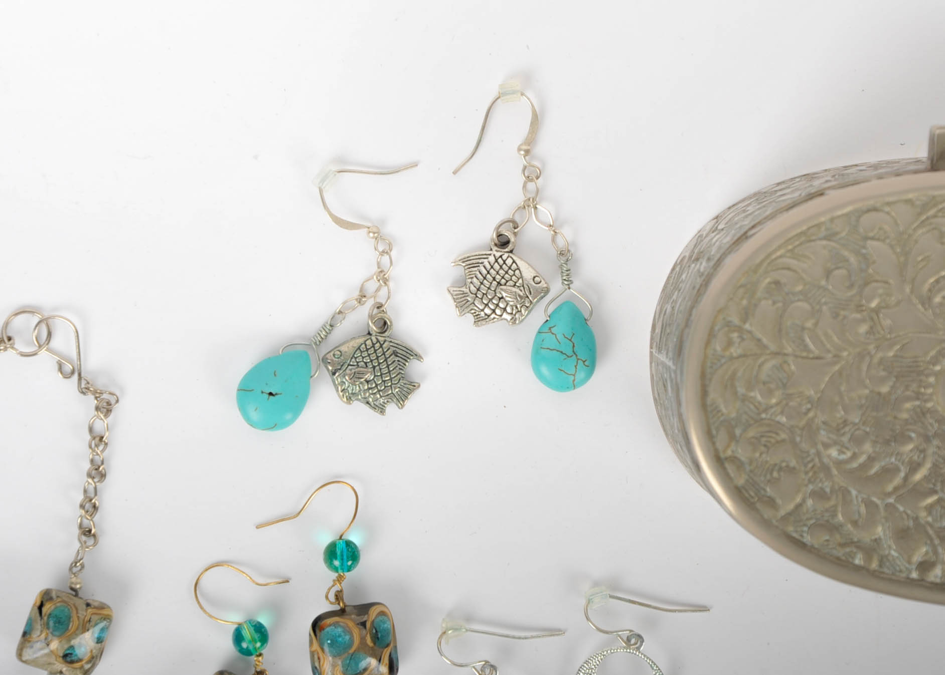 Turquoise Jewelry and Box