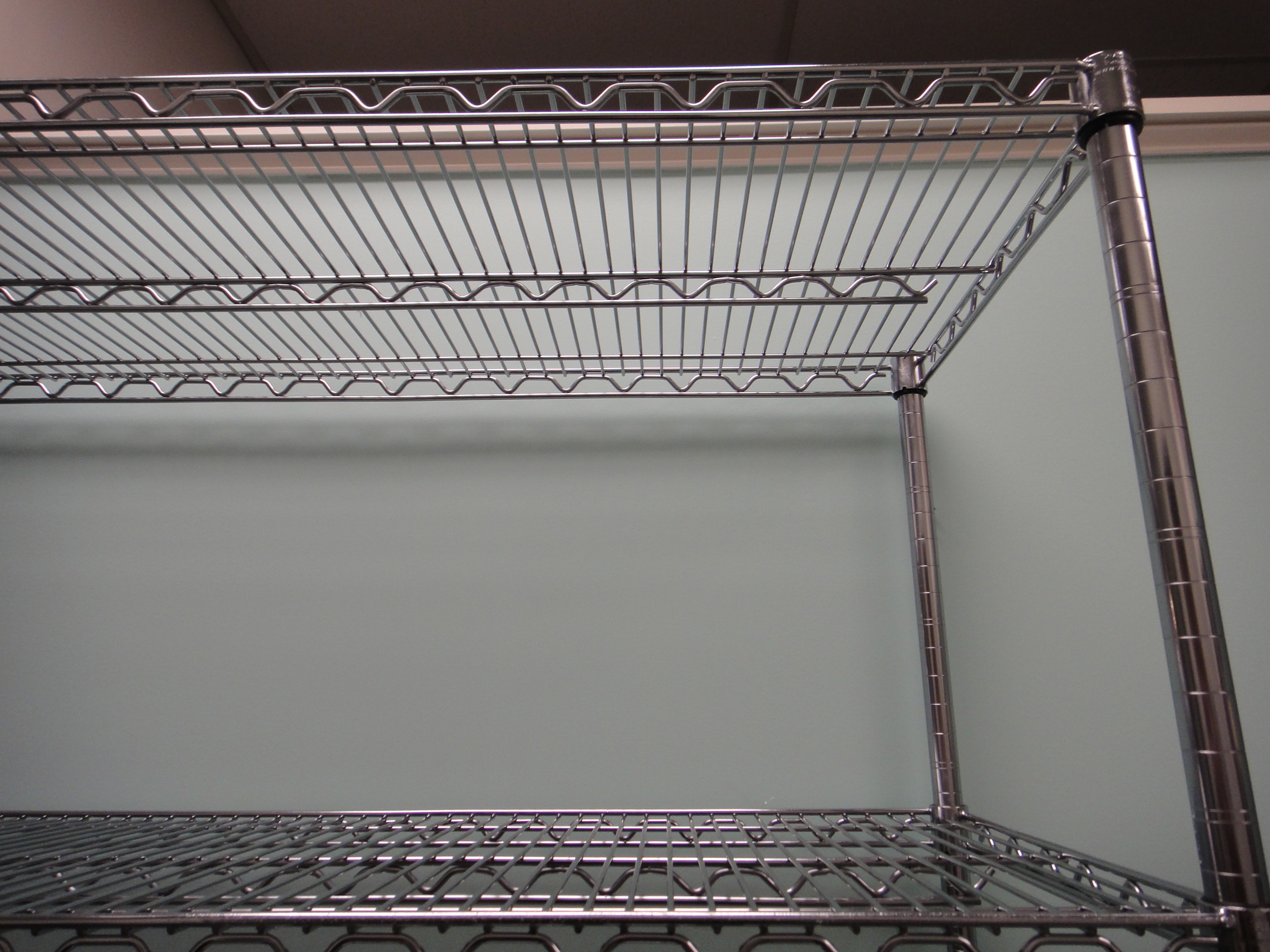 Four Shelf Seville Classics Commercial Steel Wire Shelving Unit