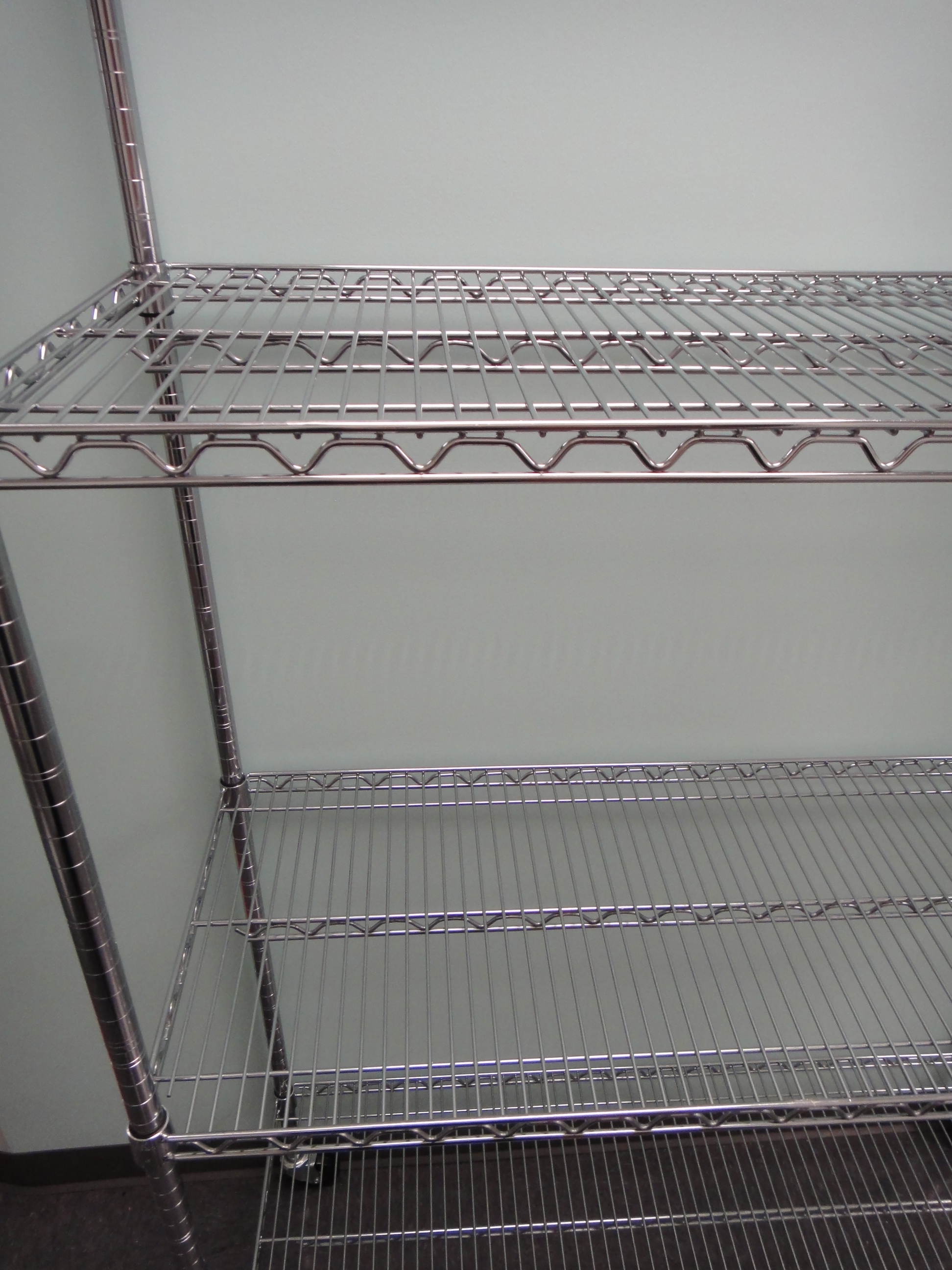Four Shelf Seville Classics Commercial Steel Wire Shelving Unit