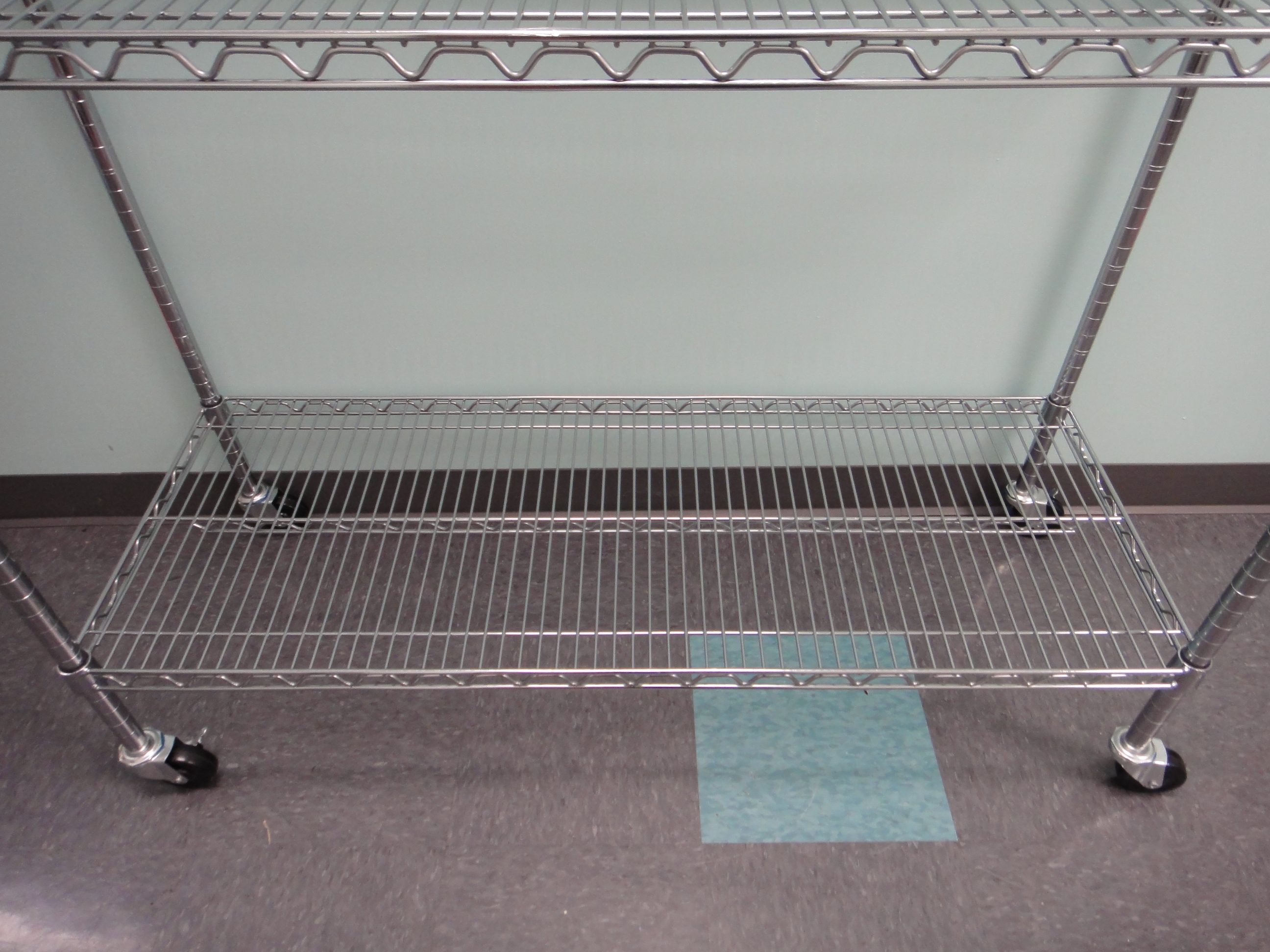 Four Shelf Seville Classics Commercial Steel Wire Shelving Unit