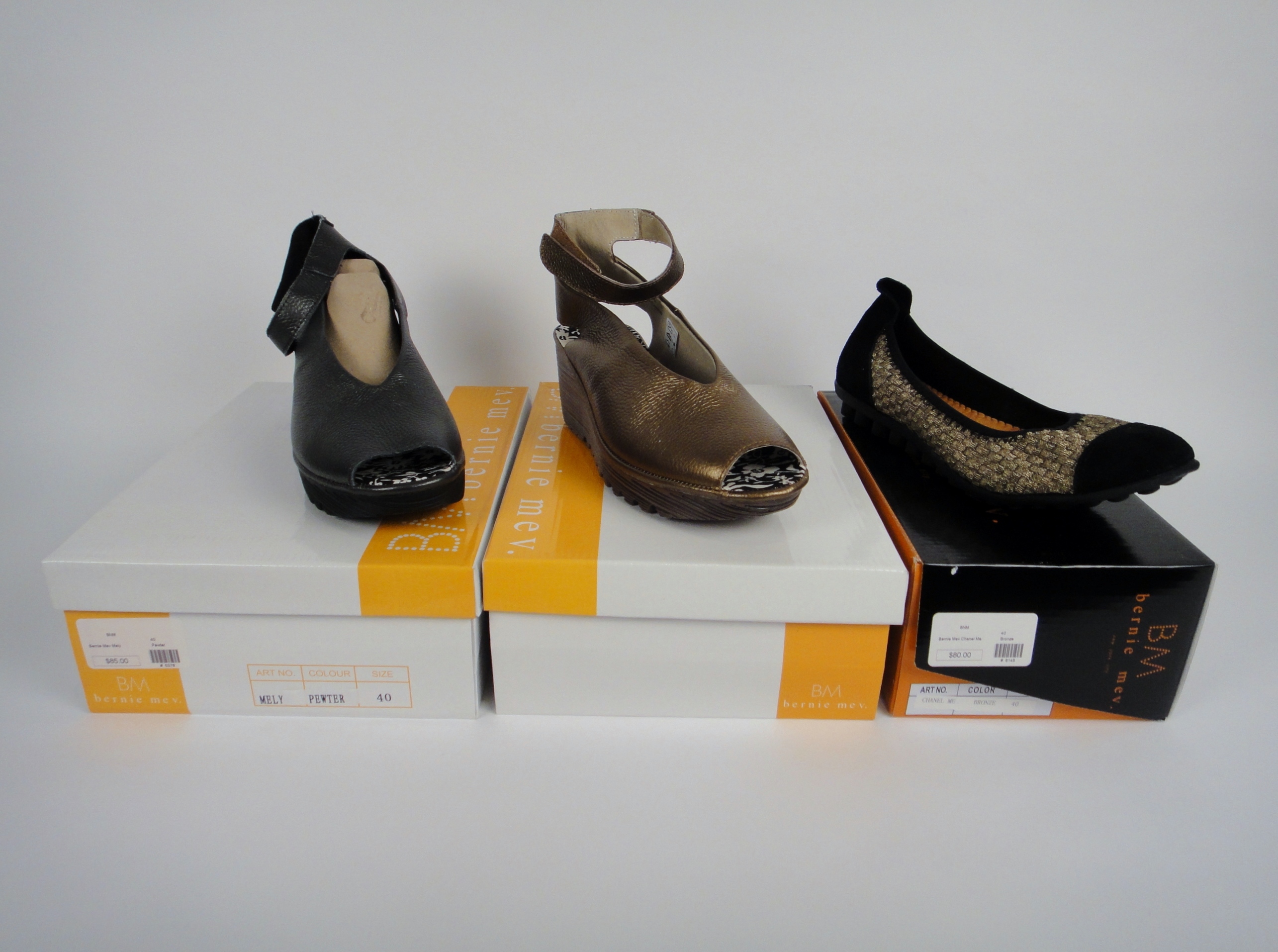 Three Pair of Lady's New Bernie Mew Shoes Size "9"