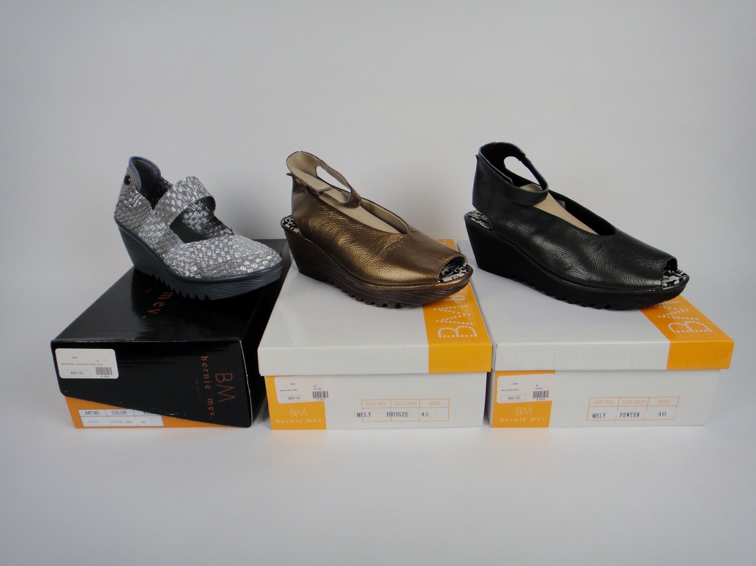 Three Pair of Lady's New Bernie Mew Shoes Size "9"
