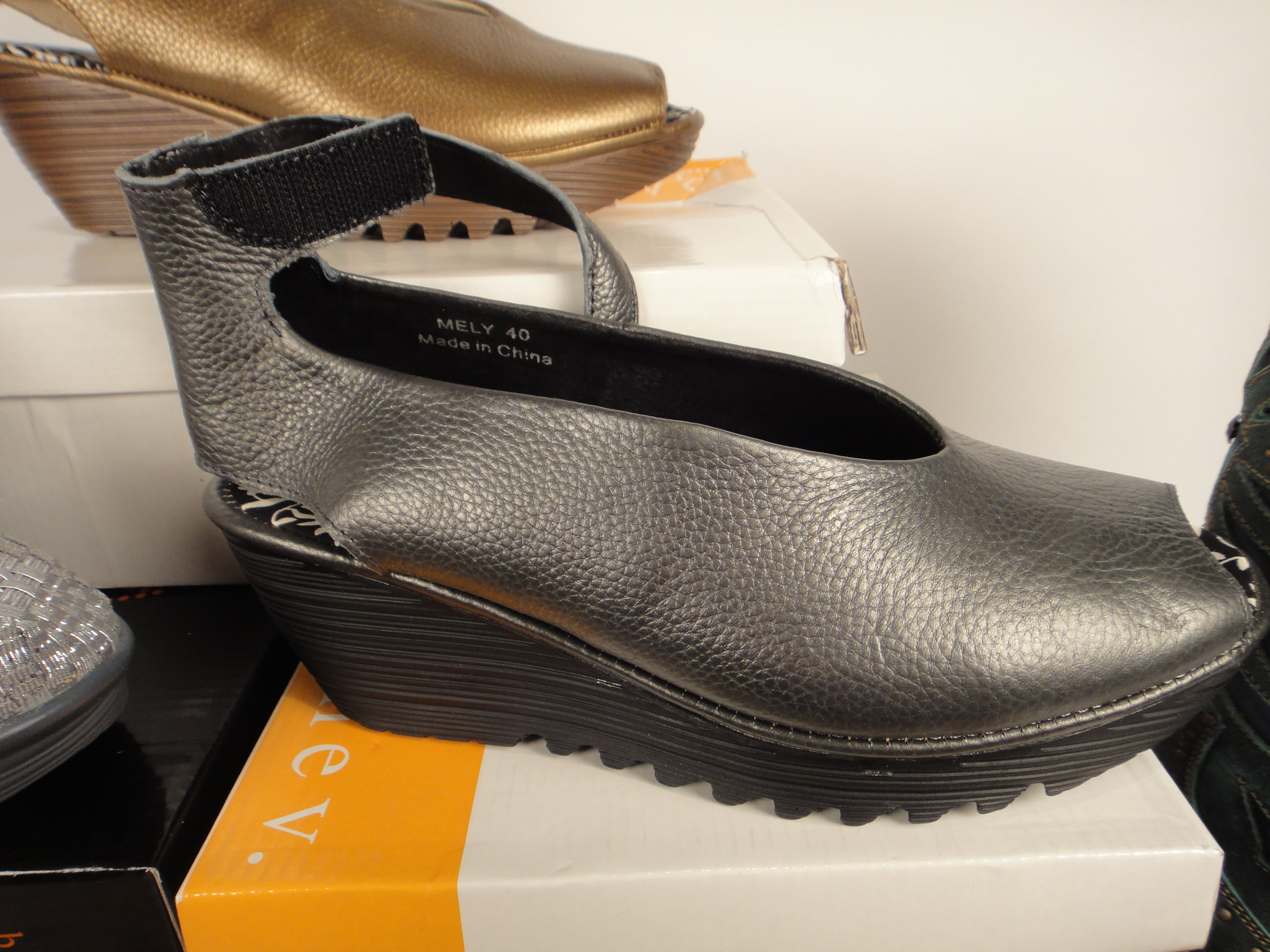 New Liberty Black Boots and Bernie Mev Shoes Size "9"