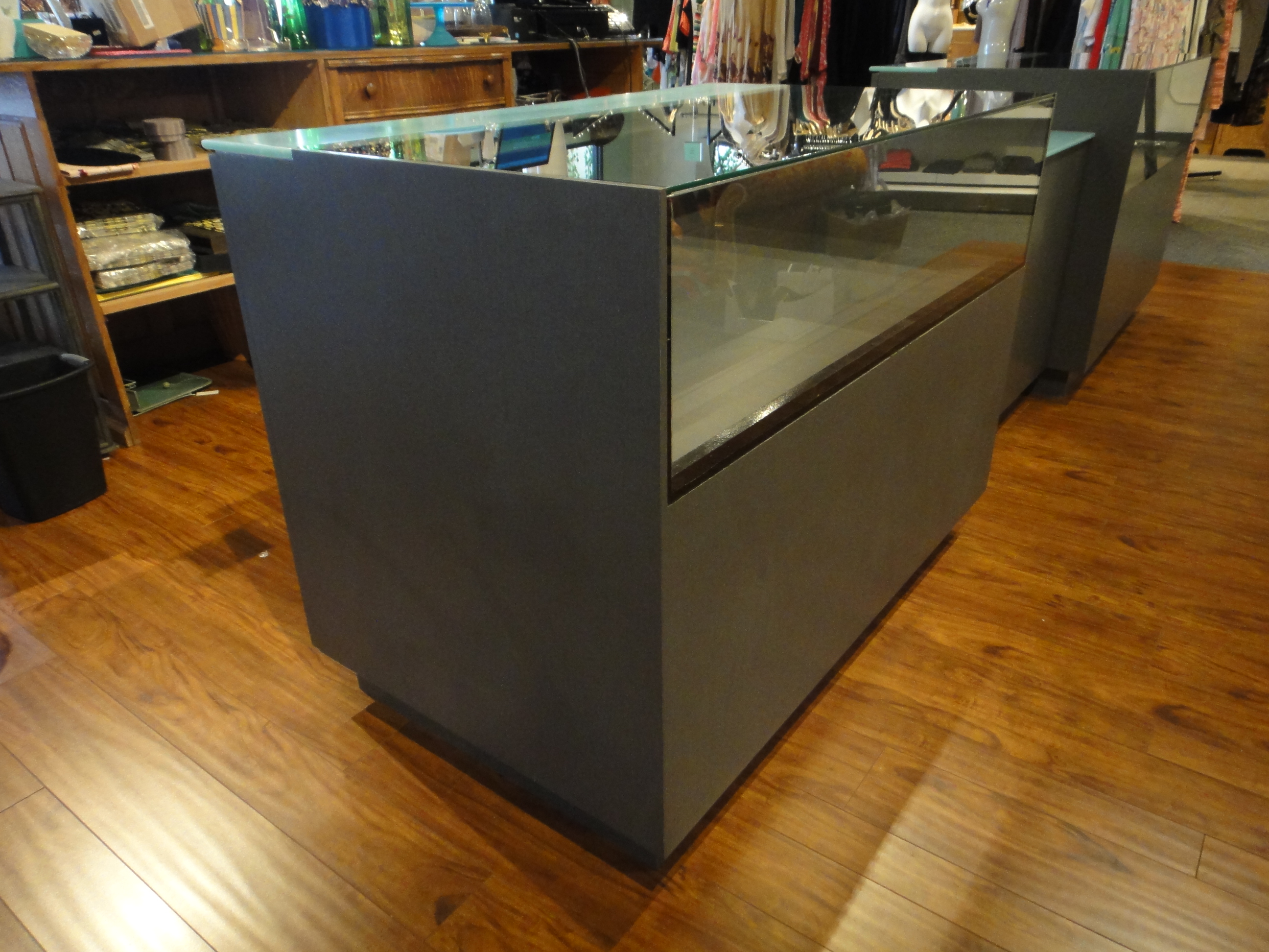 Custom Lighted Showcase by Thomas Cabinets