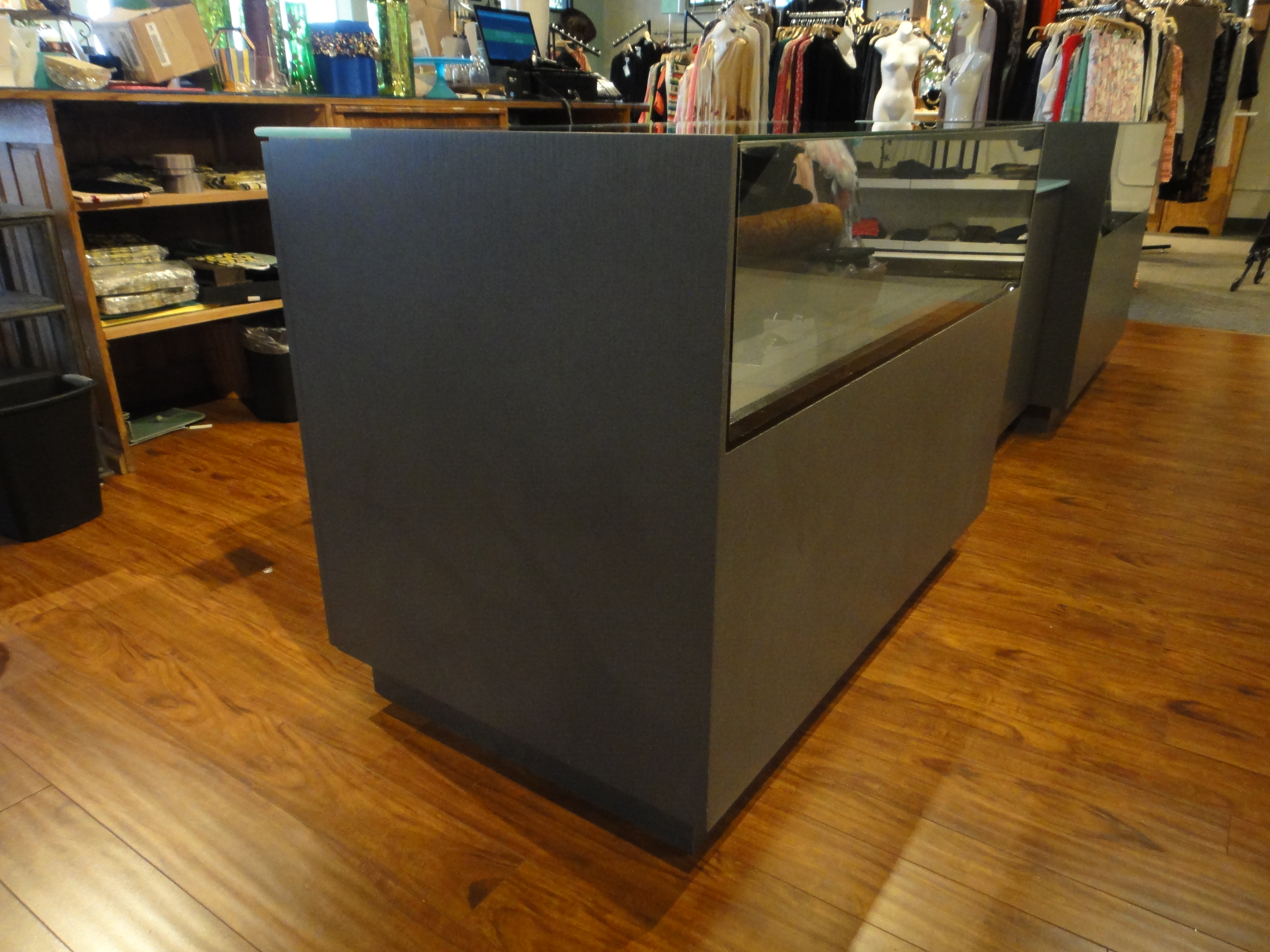 Custom Lighted Showcase by Thomas Cabinets