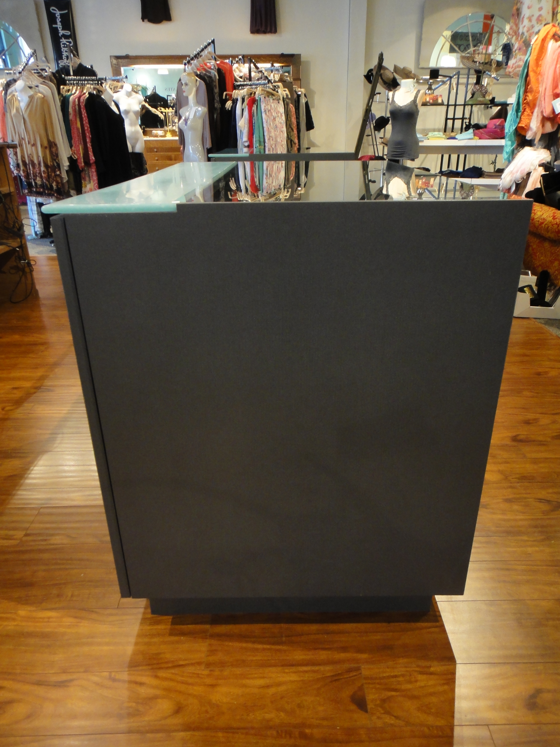 Custom Lighted Showcase by Thomas Cabinets