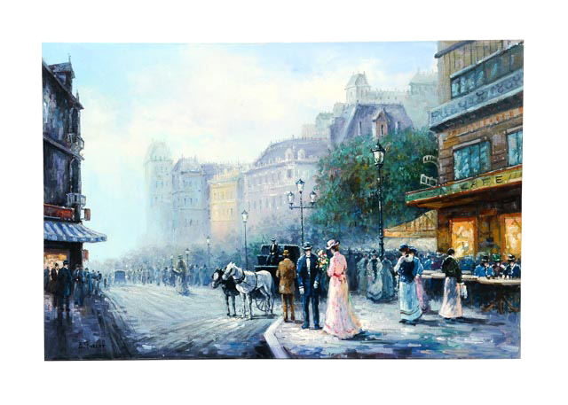 E. Gilbert Alla Prima Oil Painting