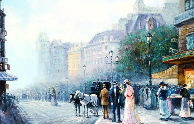 E. Gilbert Alla Prima Oil Painting