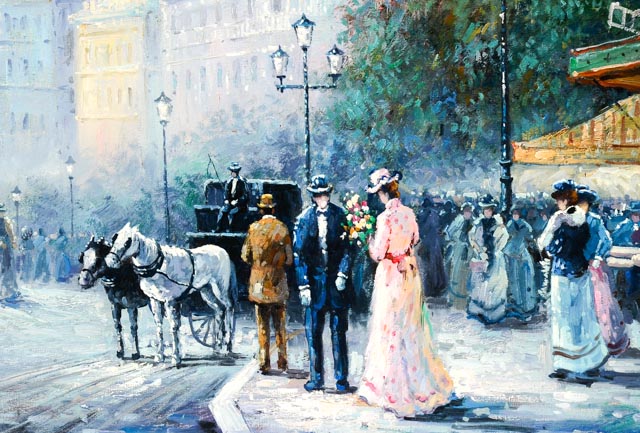 E. Gilbert Alla Prima Oil Painting