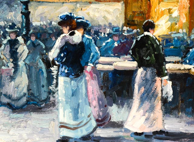 E. Gilbert Alla Prima Oil Painting