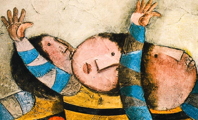 Offset Lithograph of Graciela Boulanger's "The Team"