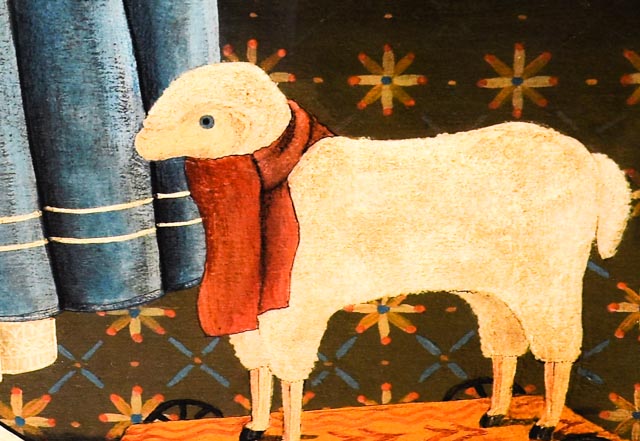 Pair of Paul Jamieson Folk Art Prints