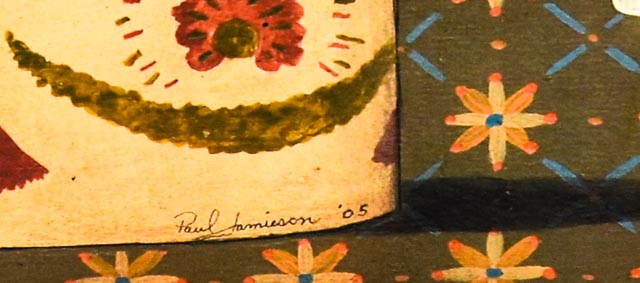 Pair of Paul Jamieson Folk Art Prints