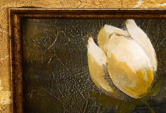 Offset Lithograph of Vivian Flasch Magnolia Painting