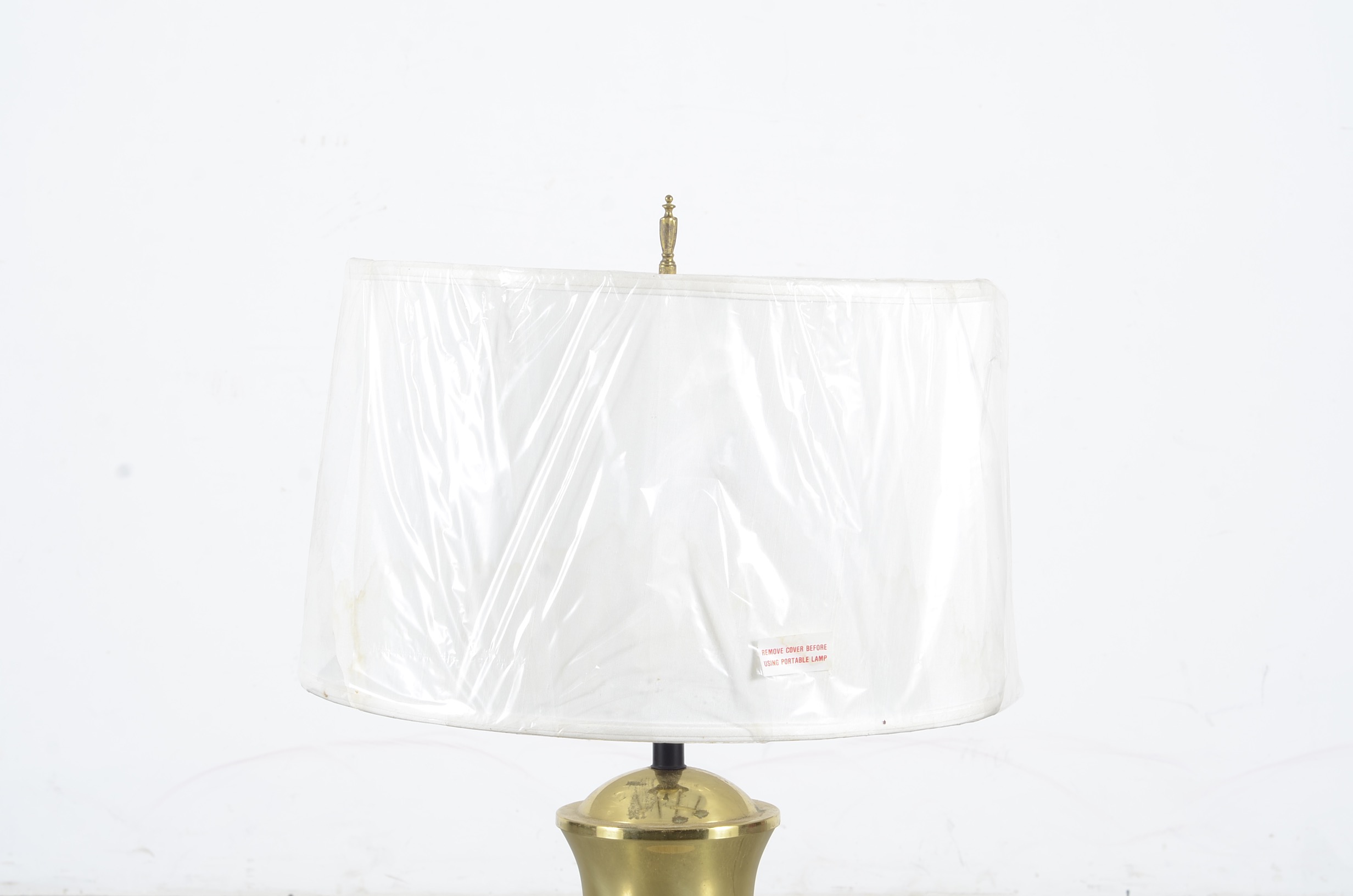 Brass Lamp with Shade