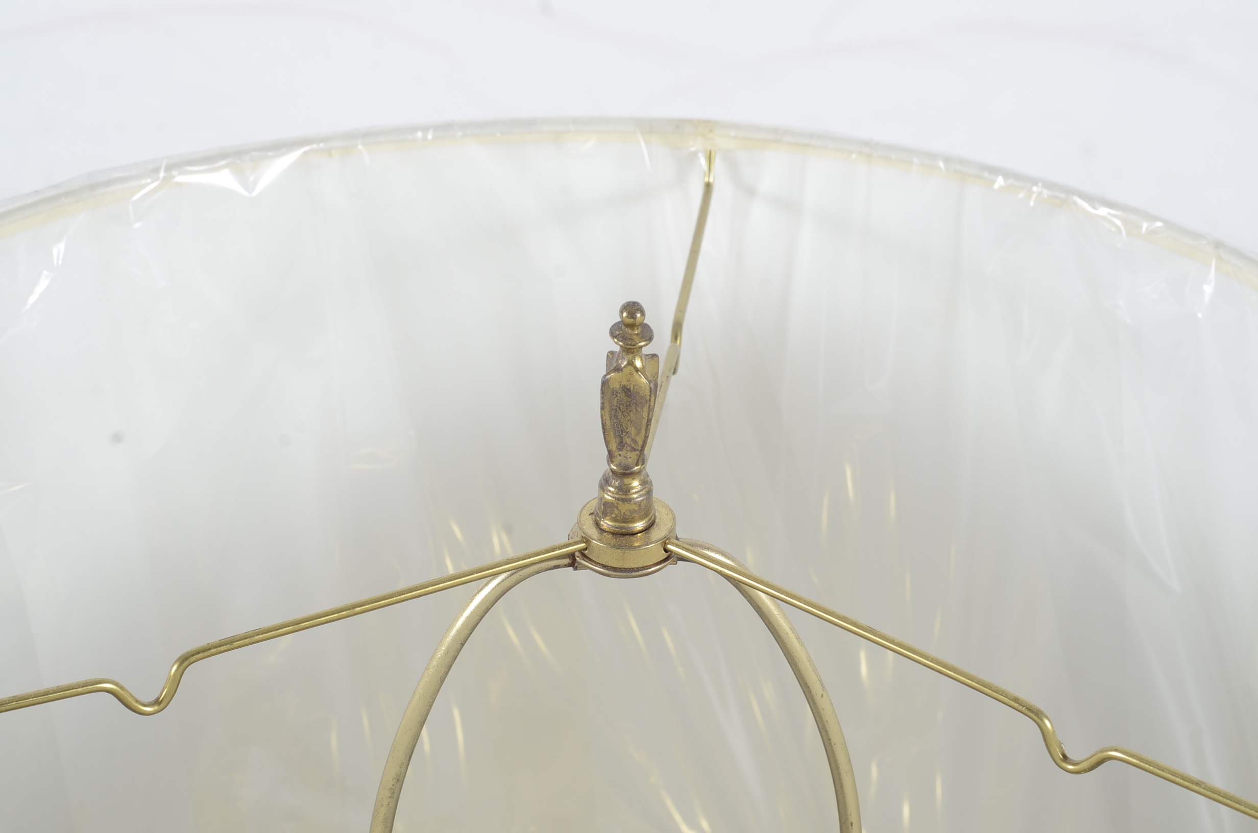Brass Lamp with Shade