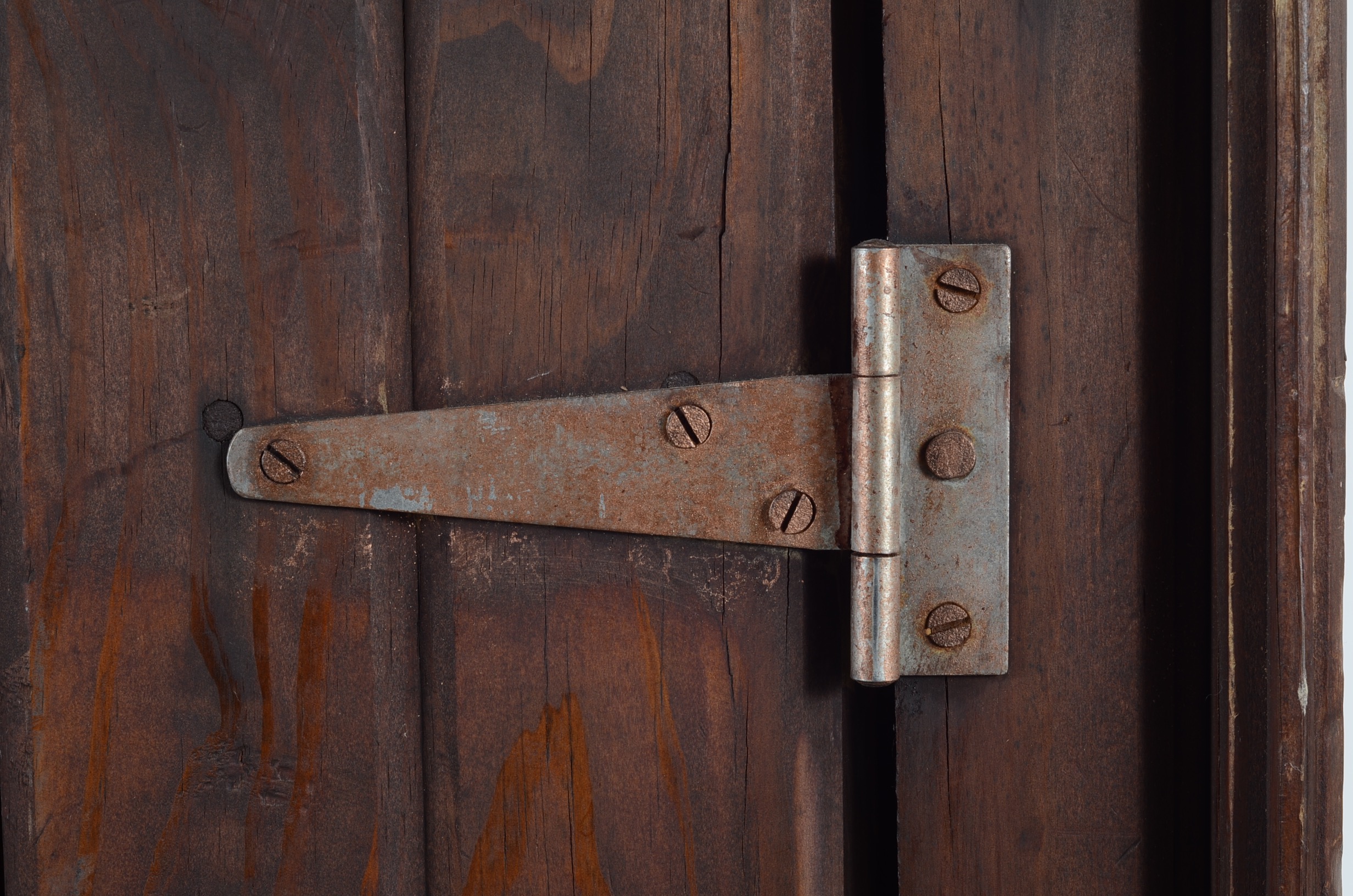 Pine Wood Slat Storage Cabinet