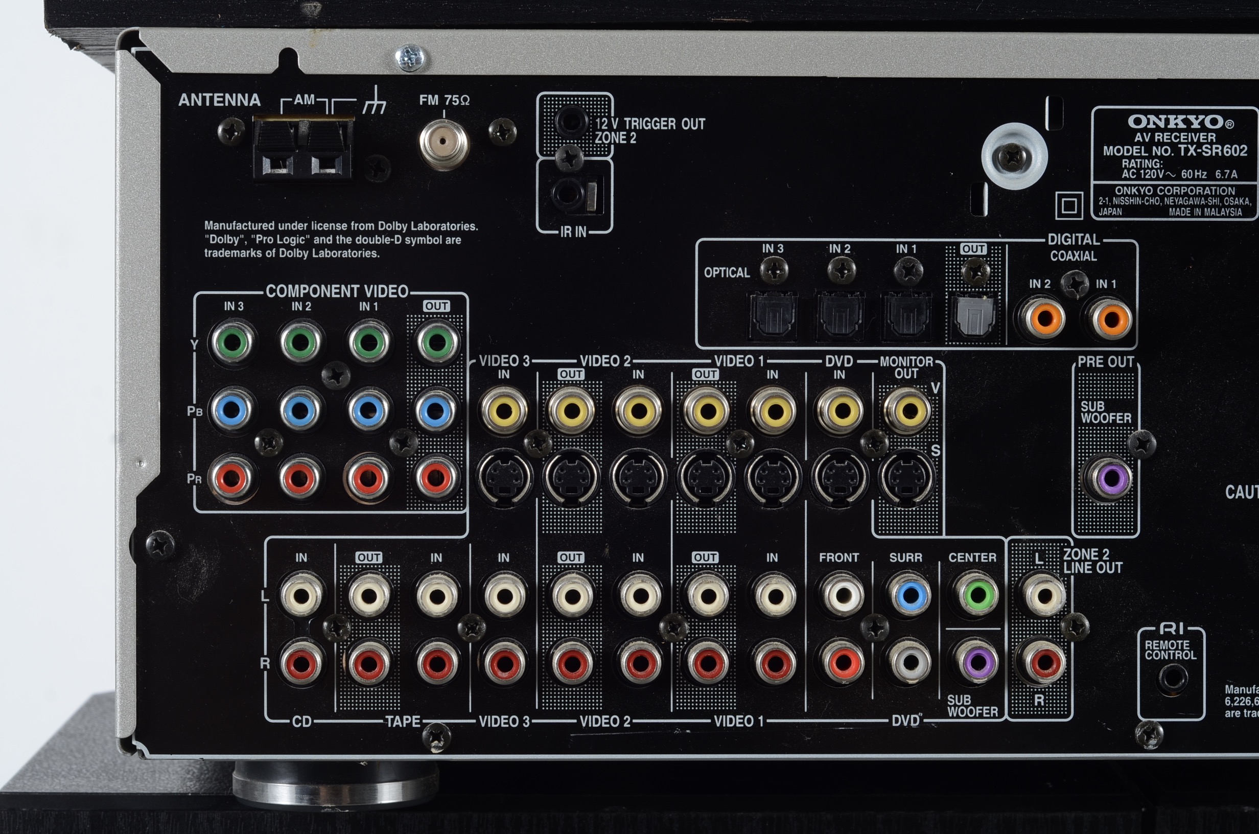 Home Audio Bundle Subwoofer AV Receiver Bose Speaker Pair