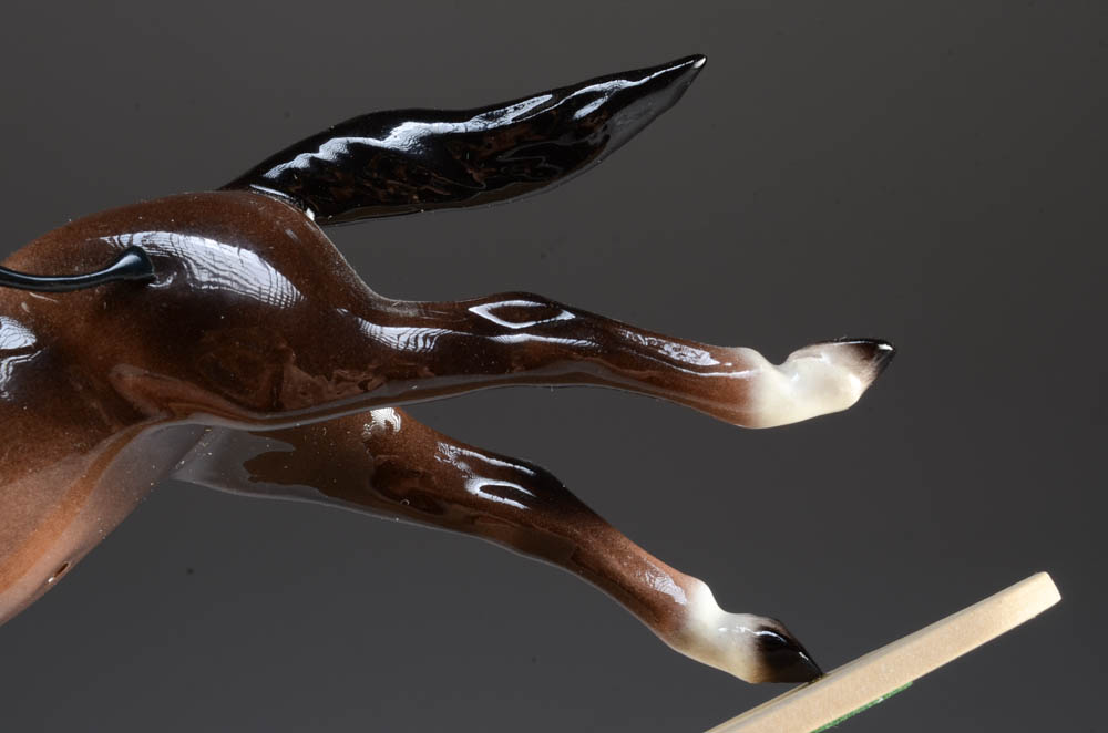 Hagen-Renaker Porcelain Horse and Jockey