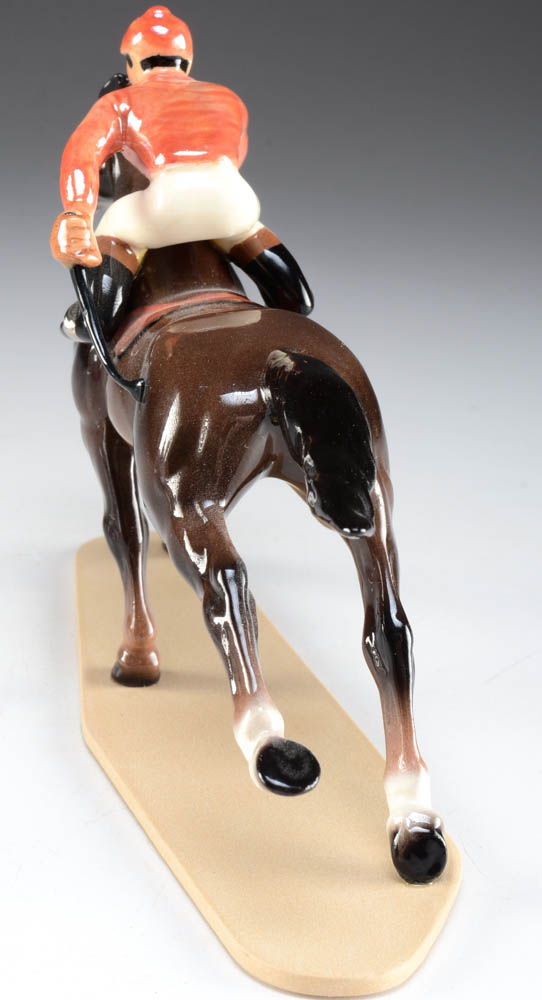 Hagen-Renaker Porcelain Horse and Jockey