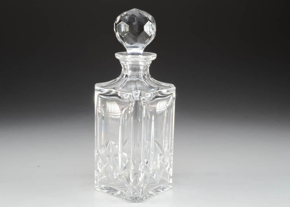Atlantis Cut Crystal "Jose" Whiskey Decanter